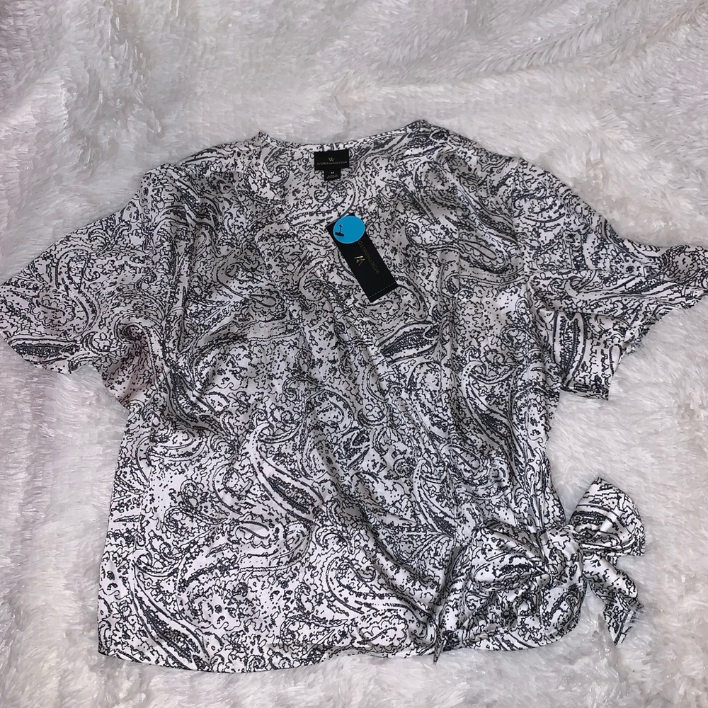 Silk paisley Worthington dress shirt !